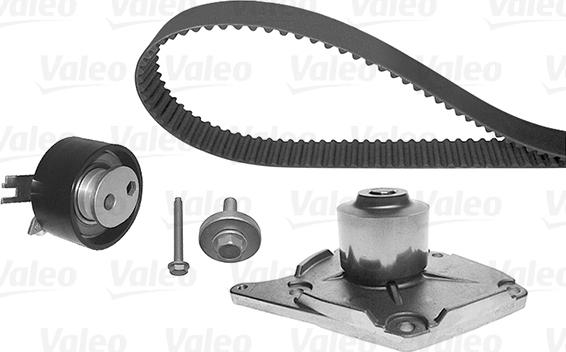 Valeo 614685 - Водяной насос + комплект зубчатого ремня ГРМ autospares.lv