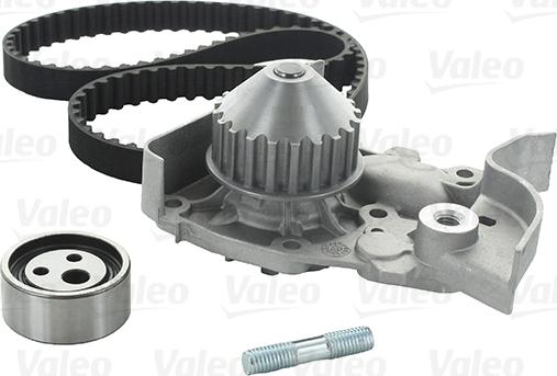 Valeo 614630 - Водяной насос + комплект зубчатого ремня ГРМ autospares.lv