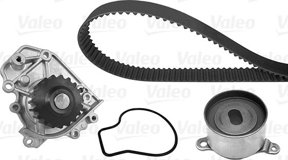 Valeo 614638 - Водяной насос + комплект зубчатого ремня ГРМ autospares.lv