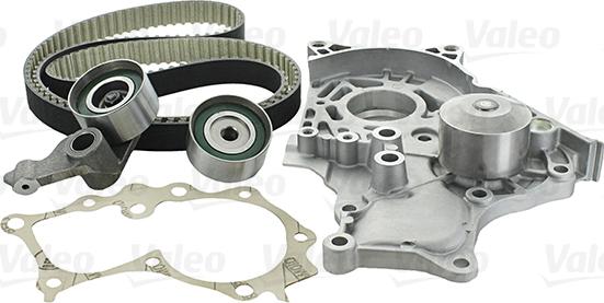 Valeo 614624 - Водяной насос + комплект зубчатого ремня ГРМ autospares.lv