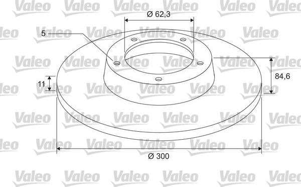 Valeo 675400 - Тормозной диск autospares.lv