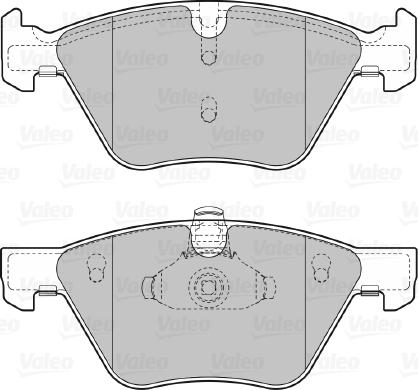 Valeo 670640 - Тормозные колодки, дисковые, комплект autospares.lv