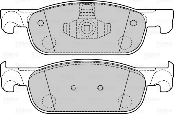 Valeo 670600 - Тормозные колодки, дисковые, комплект autospares.lv