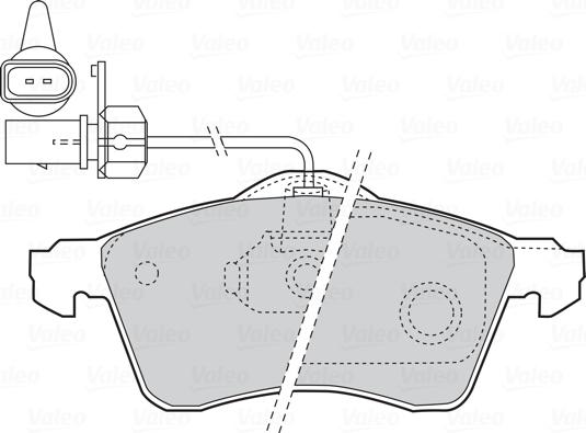 Valeo 670676 - Тормозные колодки, дисковые, комплект autospares.lv