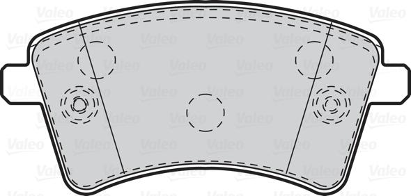 Valeo 670010 - Тормозные колодки, дисковые, комплект autospares.lv
