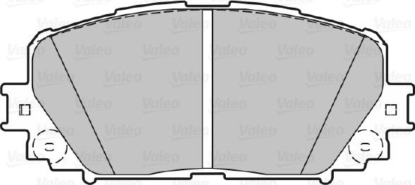 Valeo 670029 - Тормозные колодки, дисковые, комплект autospares.lv