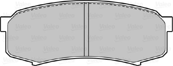 Valeo 670777 - Тормозные колодки, дисковые, комплект autospares.lv