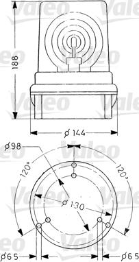 Valeo 082540 - Проблесковый маячок autospares.lv