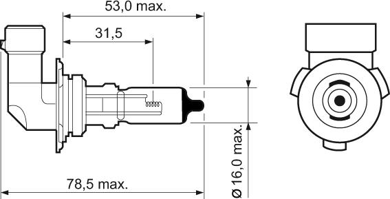 Valeo 032015 - Лампа накаливания, фара дальнего света autospares.lv