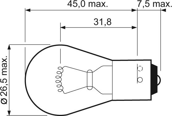 Valeo 032203 - Лампа накаливания, фонарь указателя поворота autospares.lv