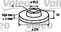 Valeo 197013 - Тормозной диск autospares.lv