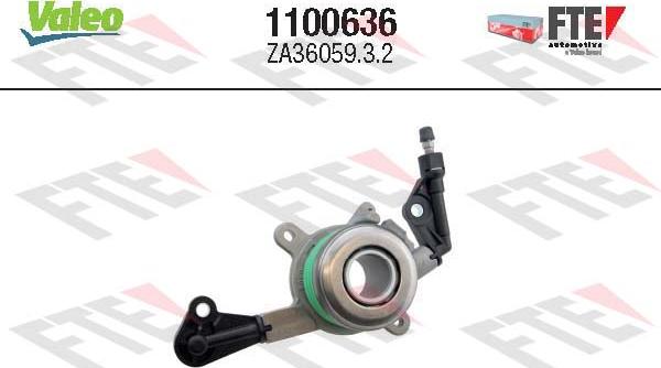 Valeo 1100636 - Центральный выключатель, система сцепления autospares.lv