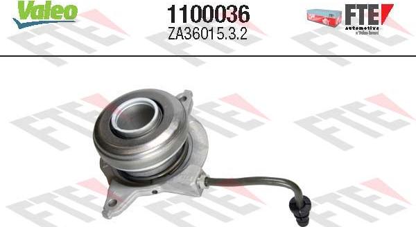 Valeo 1100036 - Центральный выключатель, система сцепления autospares.lv