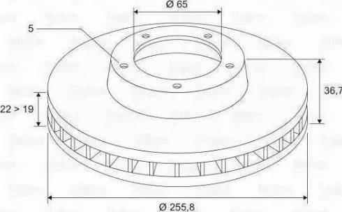 BOSCH 986478853 - Тормозной диск autospares.lv