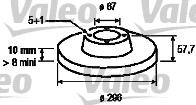 Valeo 186858 - Тормозной диск autospares.lv