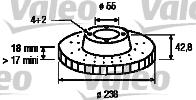 Valeo 186875 - Тормозной диск autospares.lv