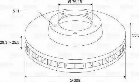 RIDER RD.3325.DF4308S - Тормозной диск autospares.lv