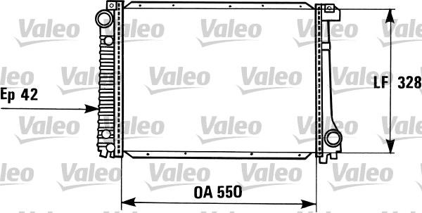 Valeo 819415 - Радиатор, охлаждение двигателя autospares.lv