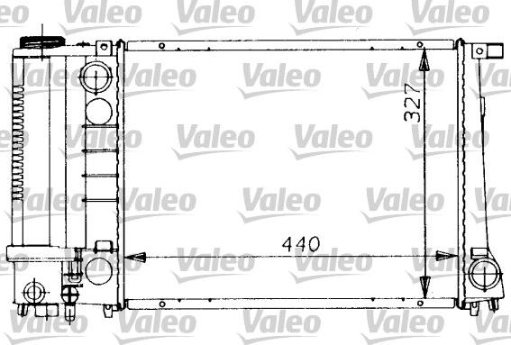 Valeo 819410 - Радиатор, охлаждение двигателя autospares.lv