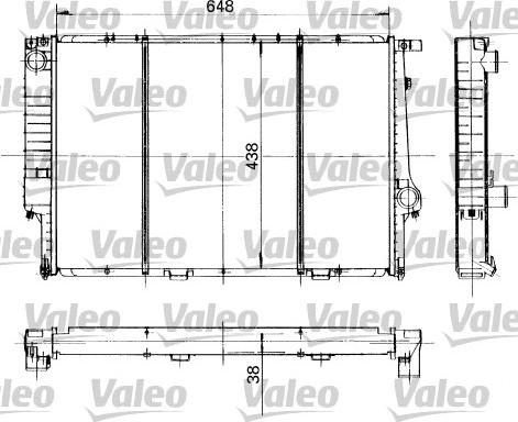 Valeo 819418 - Радиатор, охлаждение двигателя autospares.lv