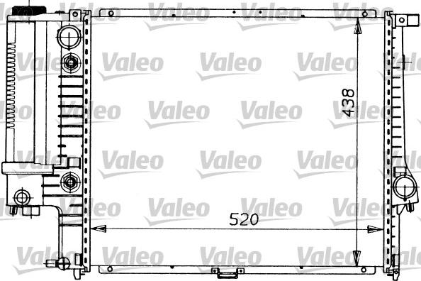 Valeo 819413 - Радиатор, охлаждение двигателя autospares.lv