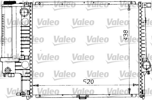 Valeo 819412 - Радиатор, охлаждение двигателя autospares.lv