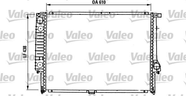 Valeo 819417 - Радиатор, охлаждение двигателя autospares.lv