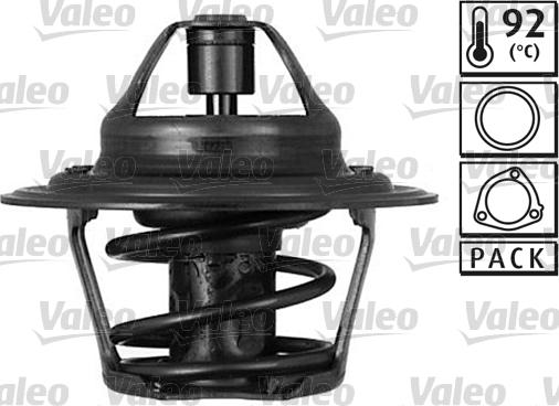 Valeo 819854 - Термостат охлаждающей жидкости / корпус autospares.lv