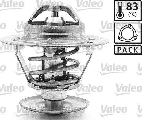 Valeo 819852 - Термостат охлаждающей жидкости / корпус autospares.lv