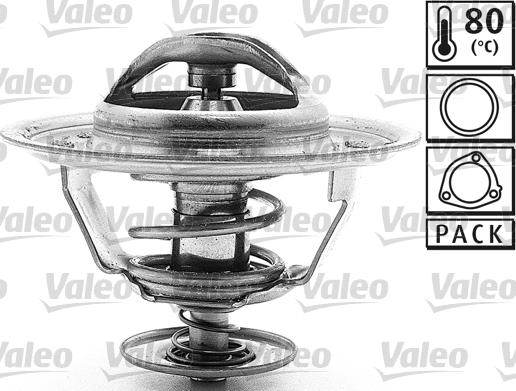 Valeo 819887 - Термостат охлаждающей жидкости / корпус autospares.lv