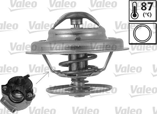 Valeo 819873 - Термостат охлаждающей жидкости / корпус autospares.lv
