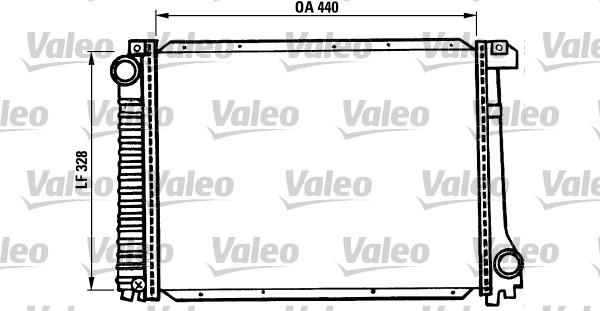 Valeo 819397 - Радиатор, охлаждение двигателя autospares.lv