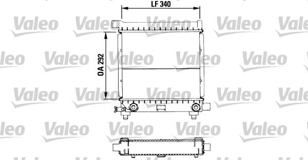 Valeo 819368 - Радиатор, охлаждение двигателя autospares.lv