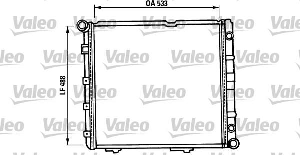 Valeo 819387 - Радиатор, охлаждение двигателя autospares.lv