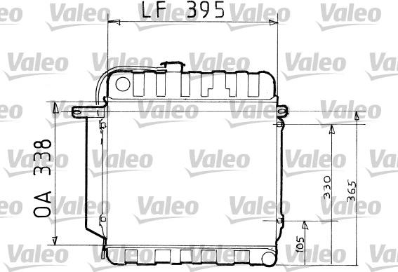 Valeo 819204 - Радиатор, охлаждение двигателя autospares.lv