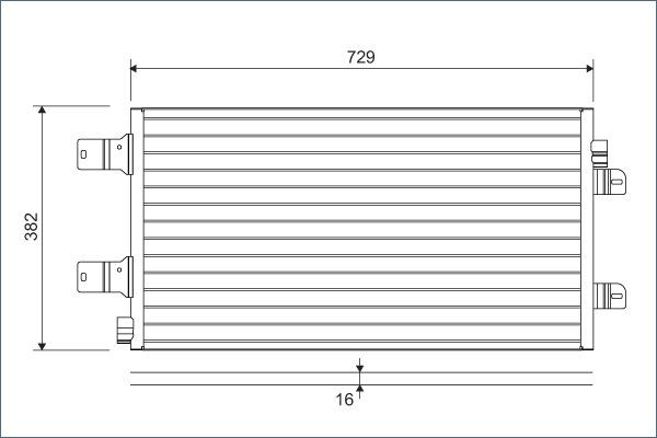 Valeo 814003 - Конденсатор кондиционера autospares.lv