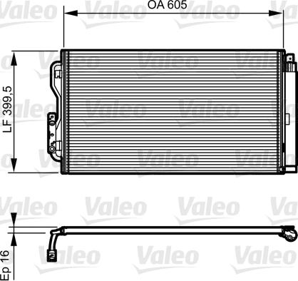 Valeo 814191 - Конденсатор кондиционера autospares.lv