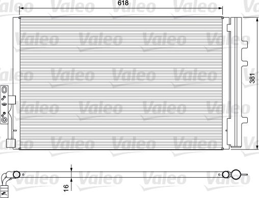 Valeo 814386 - Конденсатор кондиционера autospares.lv