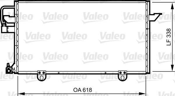 Valeo 814286 - Конденсатор кондиционера autospares.lv