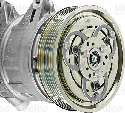 Valeo 815008 - Компрессор кондиционера autospares.lv