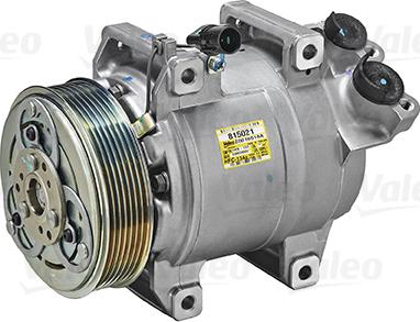 Valeo 815021 - Компрессор кондиционера autospares.lv