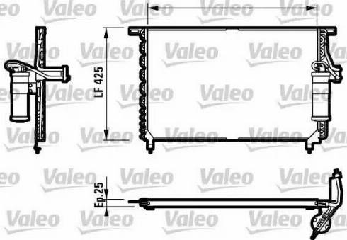 Valeo 816946 - Конденсатор кондиционера autospares.lv