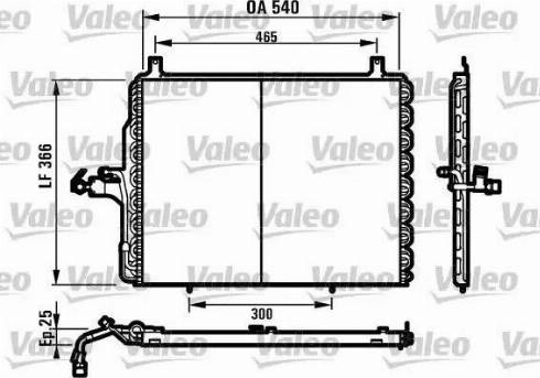 Valeo 816901 - Конденсатор кондиционера autospares.lv