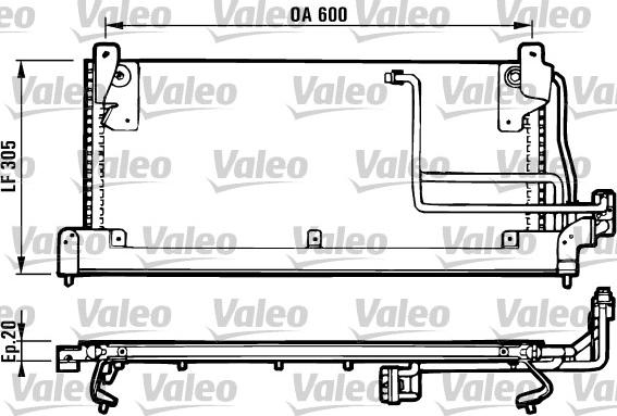 Valeo 816902 - Конденсатор кондиционера autospares.lv