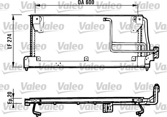 Valeo 816924 - Конденсатор кондиционера autospares.lv