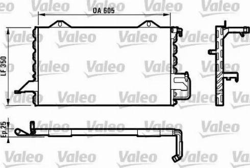 Valeo 816976 - Конденсатор кондиционера autospares.lv