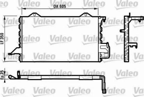 Valeo 816893 - Конденсатор кондиционера autospares.lv