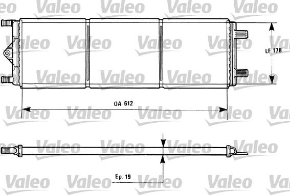 Valeo 816868 - Радиатор, охлаждение двигателя autospares.lv