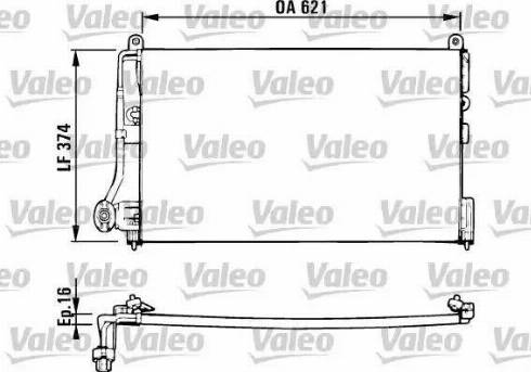 Valeo 816882 - Конденсатор кондиционера autospares.lv