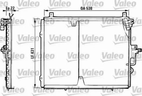 Valeo 816877 - Конденсатор кондиционера autospares.lv